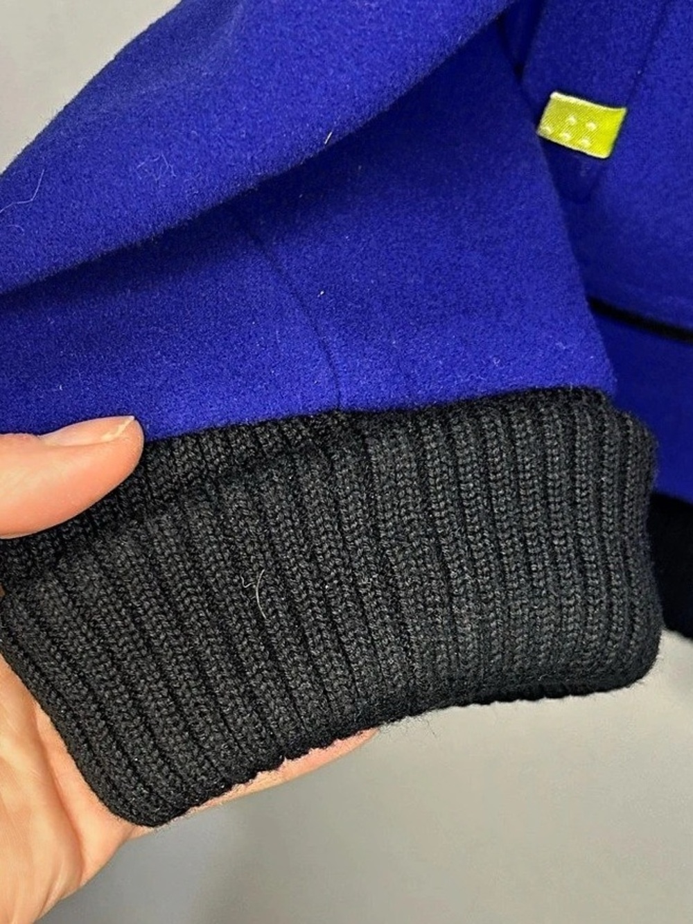 🇨🇦 Soia & Kyo Canadian Designer Royal Blue Wool Jacket Size M - Picture 7 of 14